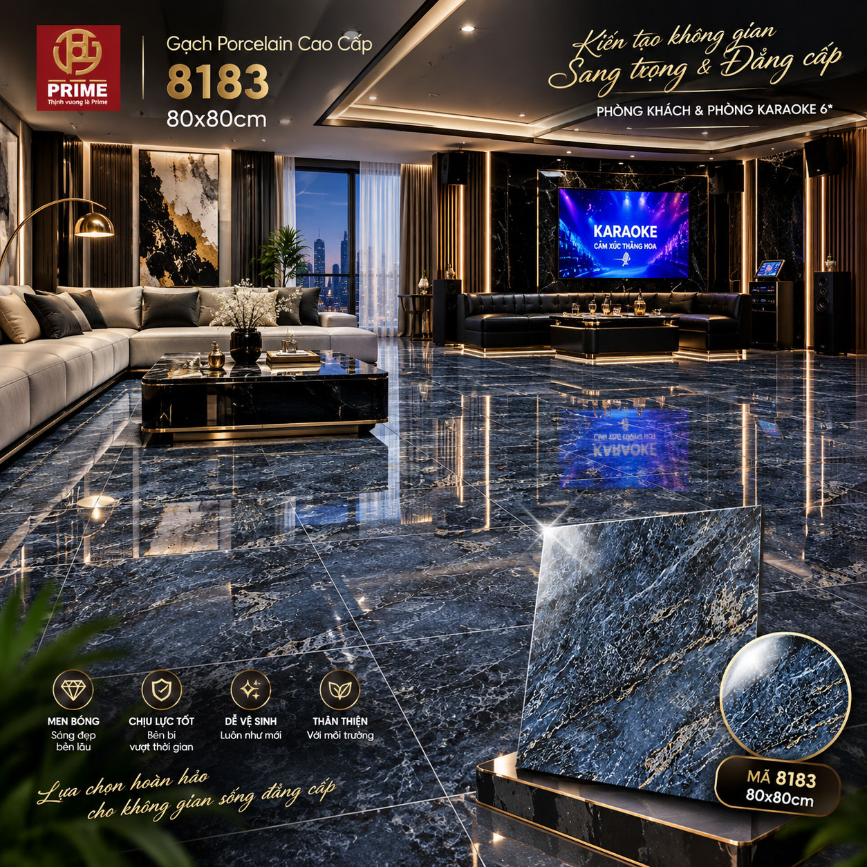 Gạch 80x80 Prime 8183 Gạch 80x80 Prime 8183