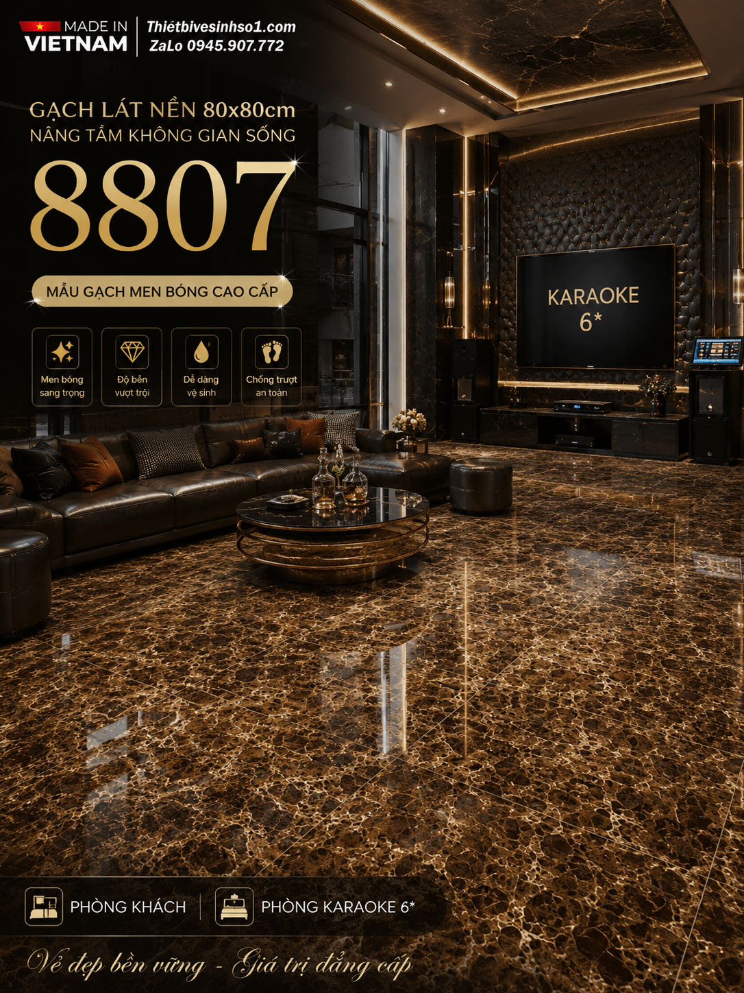 Gạch 80x80 Prime 8807 Gạch 80x80 Prime 8807