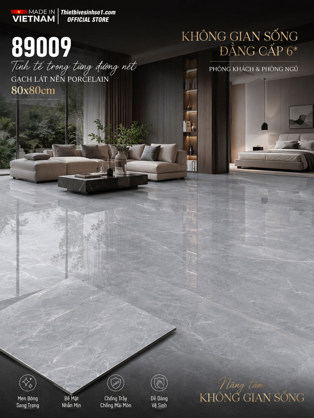 Gạch 80x80 Prime 89009 Gạch 80x80 Prime 89009