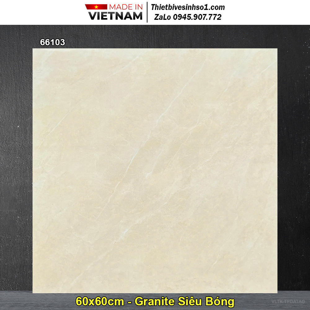 Gạch 60x60 Takao 66103 Vân Đá Vàng