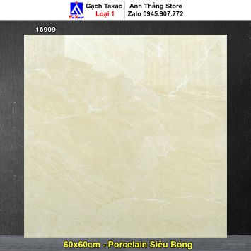 Gạch 60x60 Takao 16909 Vân Đá Vàng