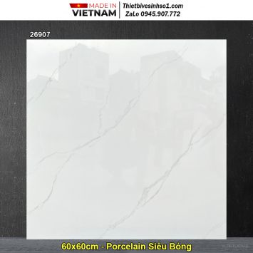 Gạch 60x60 Takao 26907 Trắng Khói