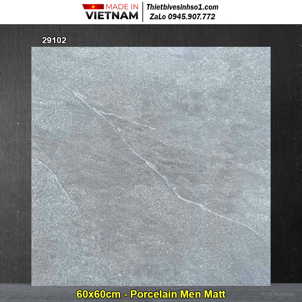 Gạch 60x60 Takao 29102 Vân Ghi Xám