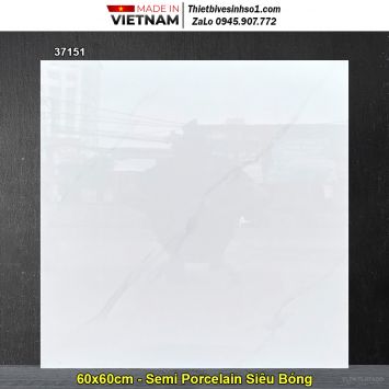 Gạch 60x60 Takao 37151 Trắng Khói