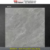 Gạch 80x80 Takao 38704 Vân Đá Ghi