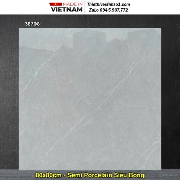 Gạch 80x80 Takao 38708 Vân Xám