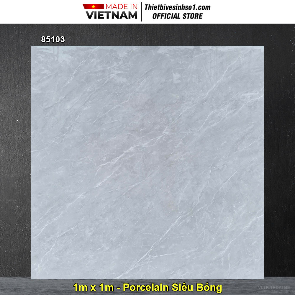 Gạch 1m x 1m Takao 85103 Vân Đá Xám