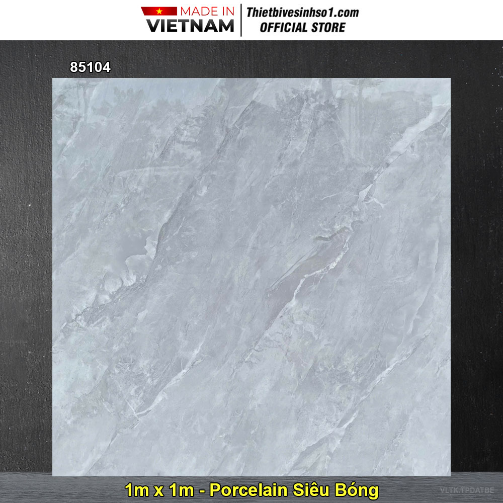 Gạch 1m x 1m Takao 85104 Vân Đá Xám