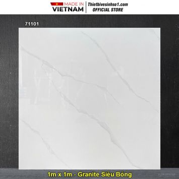 Gạch 1m x 1m Takao 71101 Trắng Khói