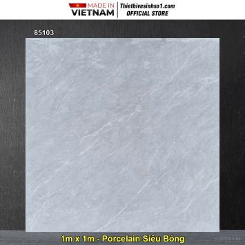 Gạch 1m x 1m Takao 85103 Vân Đá Xám