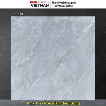 Gạch 1m x 1m Takao 85104 Vân Đá Xám