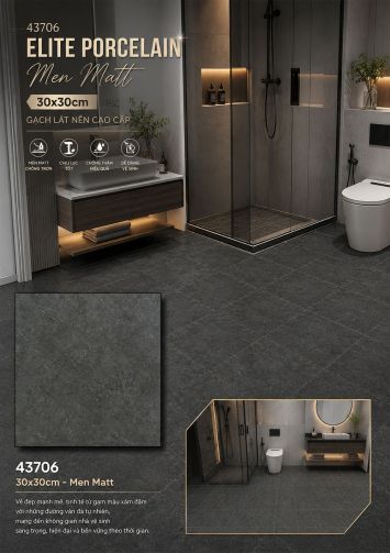 Gạch 30x30 Takao 43706 Vân Ghi
