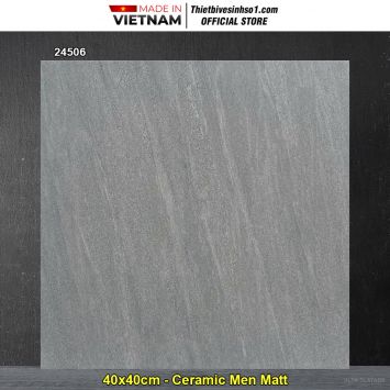 Gạch 40x40 Takao 24506 Vân Ghi Xám