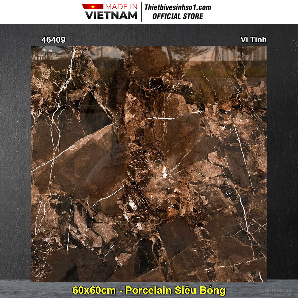 Gạch 60x60 Takao 46409 Vân Đá Nâu