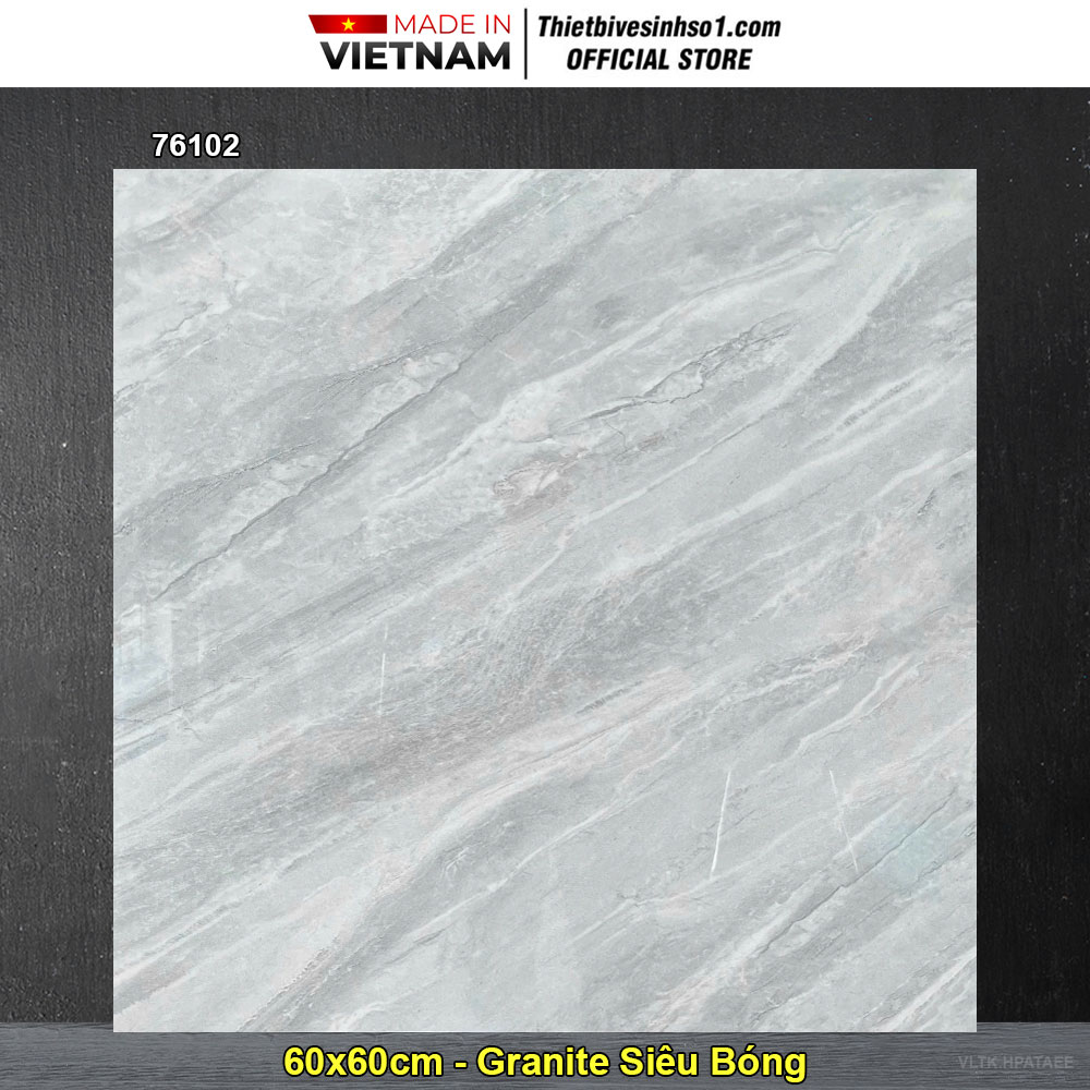 Gạch 60x60 Takao 76102 Vân Đá Xám