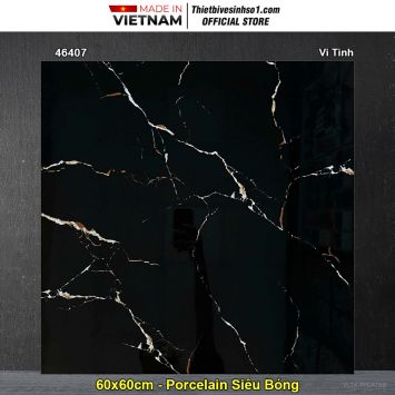 Gạch 60x60 Takao 46407 Đen Chớp