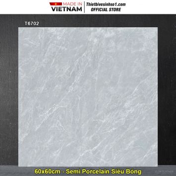 Gạch 60x60 Takao T6702 Vân Đá Xám