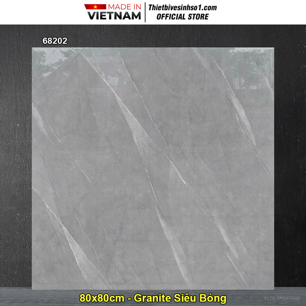 Gạch 80x80 Takao 68202 Vân Ghi Xám