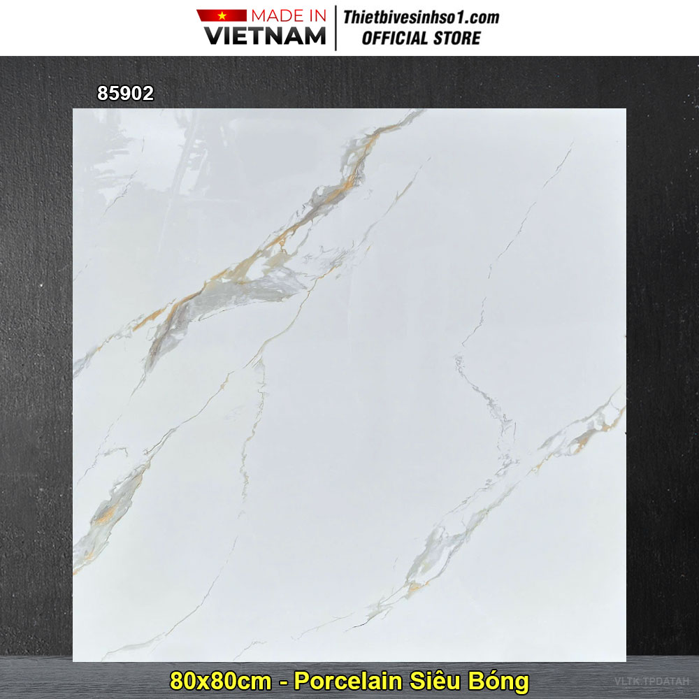 Gạch 80x80 Takao 85902 Trắng Khói