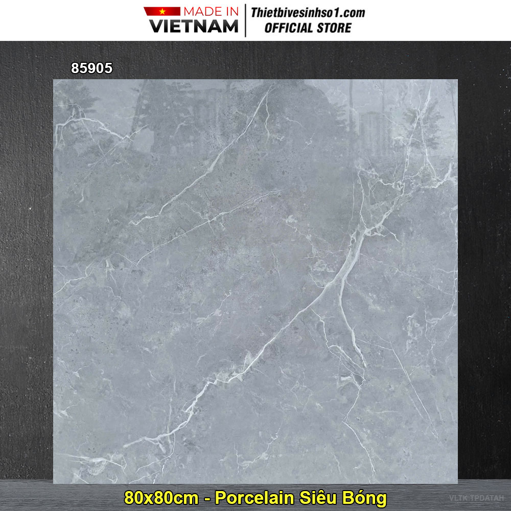 Gạch 80x80 Takao 85905 Vân Xám