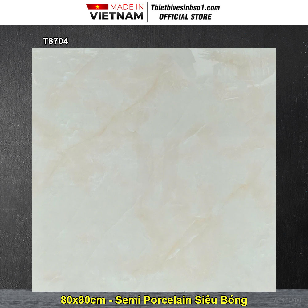 Gạch 80x80 Takao T8704 Vân Vàng