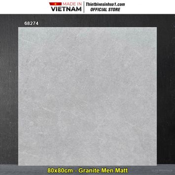 Gạch 80x80 Takao 68274 Vân Xám