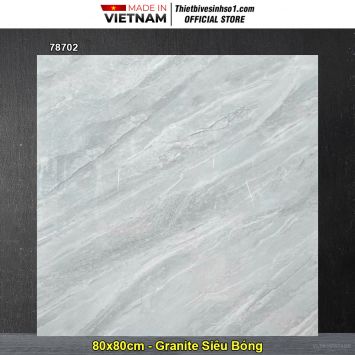 Gạch 80x80 Takao 78702 Vân Đá Xám