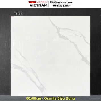 Gạch 80x80 Takao 78704 Trắng Khói