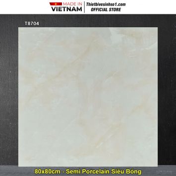 Gạch 80x80 Takao T8704 Vân Vàng