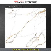 Gạch 80x80 Vicenza VCK8024 Trắng Vân Vàng