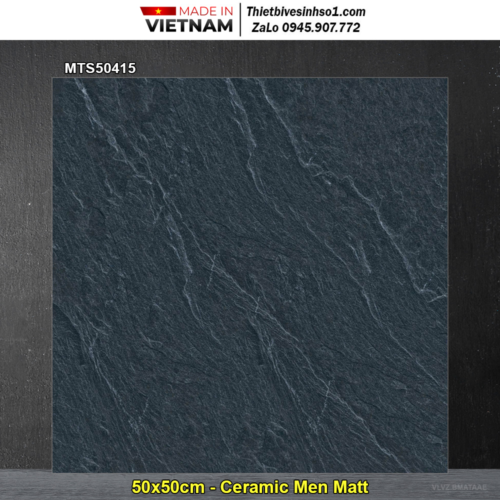 Gạch 50x50 Vicenza MTS50415 Vân Bê Tông