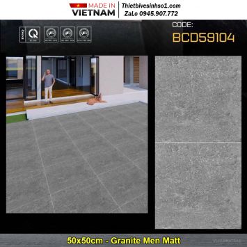 Gạch 50x50 Vicenza BCD59104 Vân Bê Tông