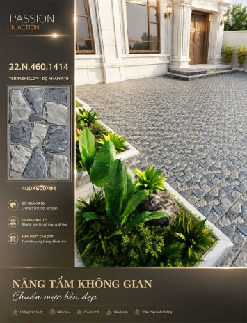 Gạch 40x60 Vicenza 1414 Lát Sân