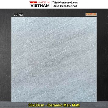 Gạch 30x30 Việt Anh 30F03 Vân Xám