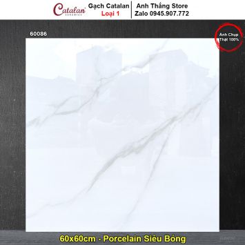 Gạch 60x60 Catalan 60086 Trắng Khói