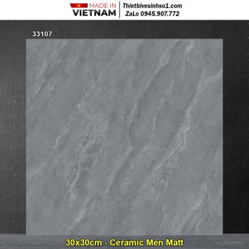 Gạch 30x30 Catalan 33107 Vân Ghi Xám
