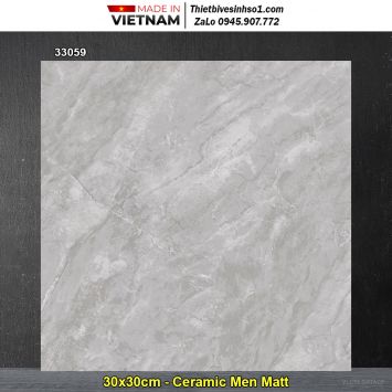 Gạch 30x30 Catalan 33059 Vân Đá Xám