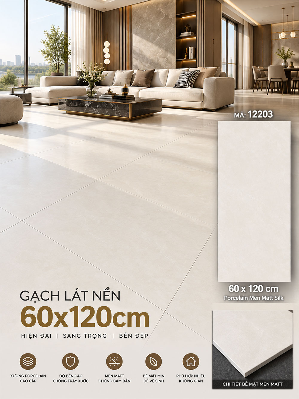 Gạch 60x120 Catalan 12203 Gạch 60x120 Catalan 12203