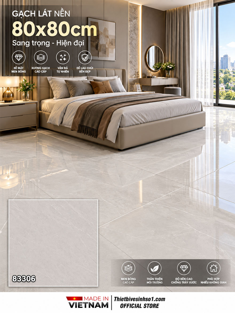 Gạch 80x80 Catalan 83306 Gạch 80x80 Catalan 83306