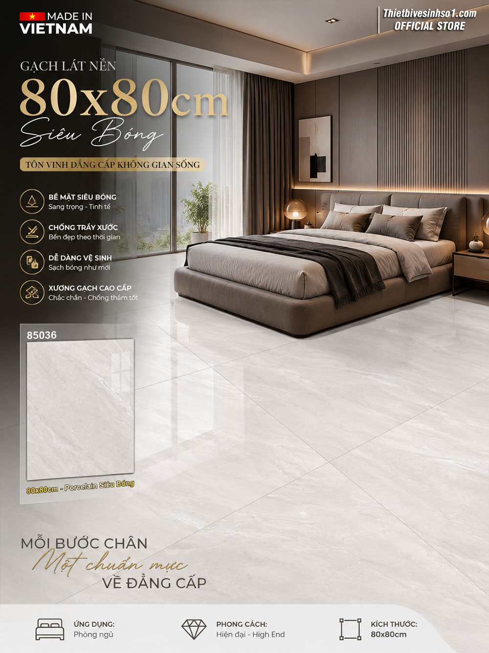 Gạch 80x80 Catalan 85036 Gạch 80x80 Catalan 85036
