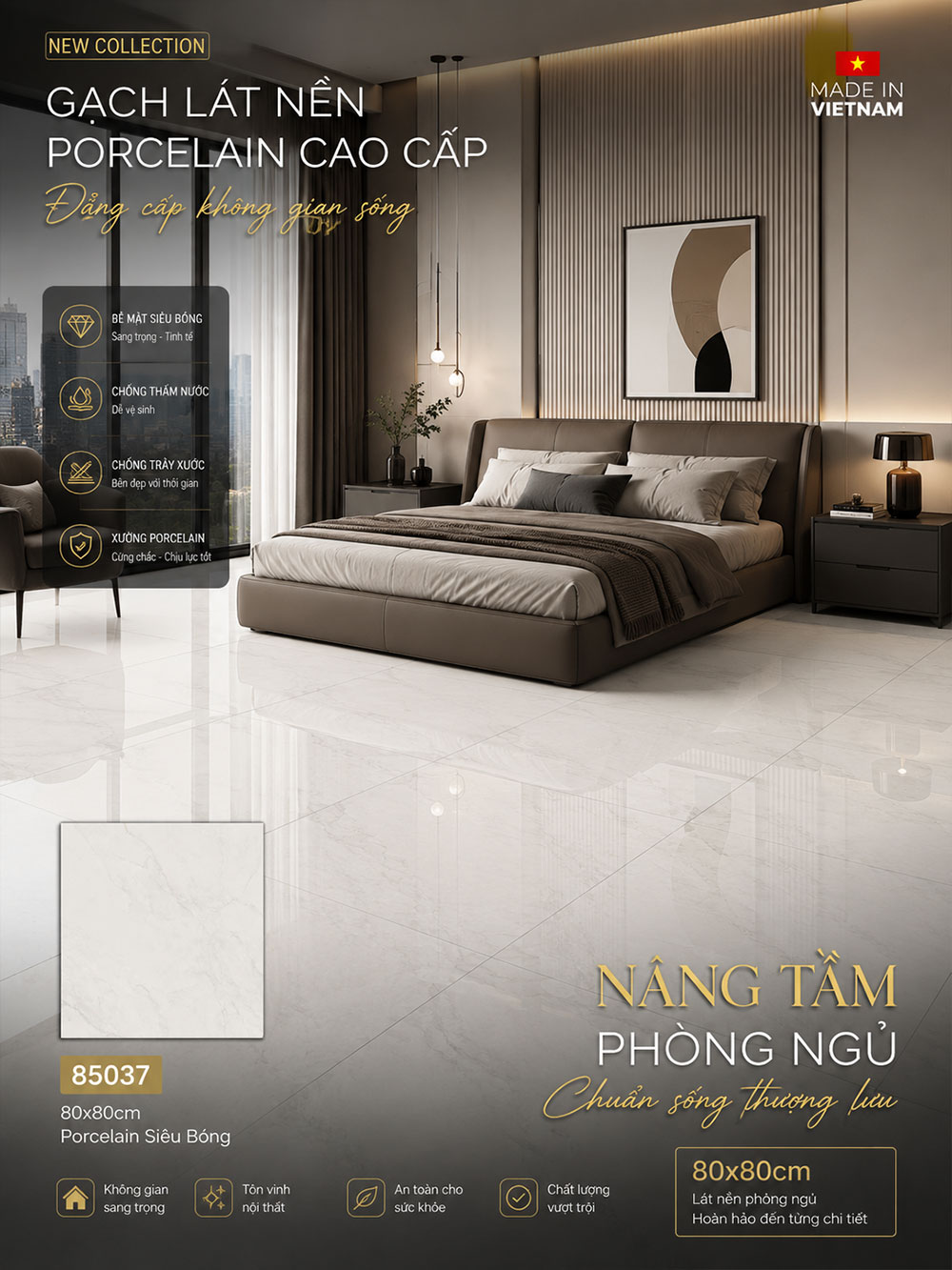 Gạch 80x80 Catalan 85037 Gạch 80x80 Catalan 85037