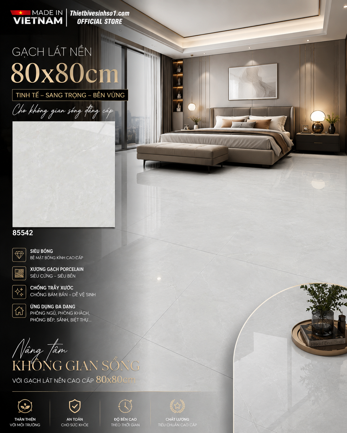 Gạch 80x80 Catalan 85542 Gạch 80x80 Catalan 85542