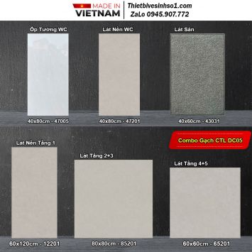 Combo Trọn Bộ Gạch Ốp Lát Catalan DC05