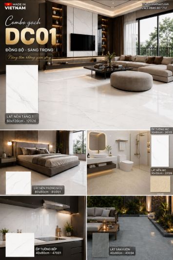Combo Trọn Bộ Gạch Ốp Lát Catalan DC01