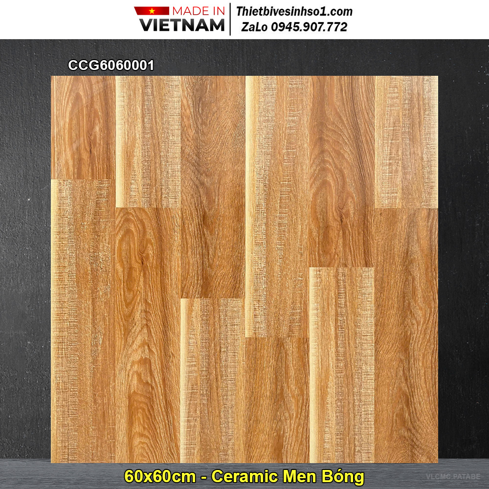 Gạch 60x60 CMC CCG6060001 Vân Gỗ