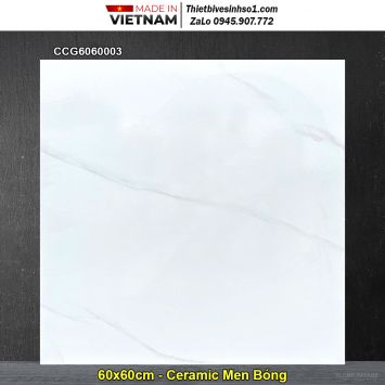 Gạch 60x60 CMC CCG6060003 Trắng Khói
