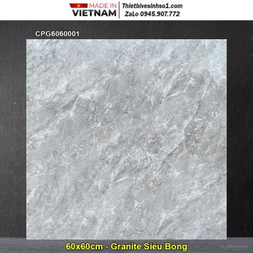 Gạch 60x60 CMC CPG6060001 Đá Ghi Xám