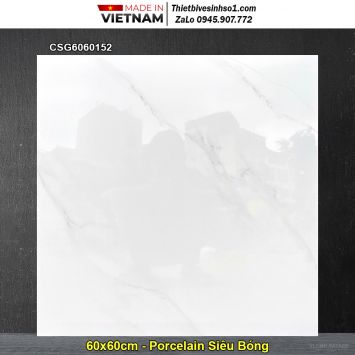 Gạch 60x60 CMC CSG6060152 Trắng Khói