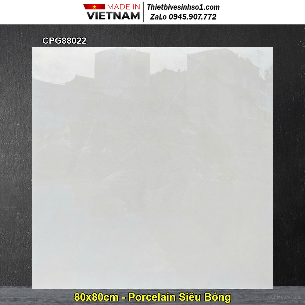 Gạch 80x80 CMC CPG88022 Vân Vàng Nhạt