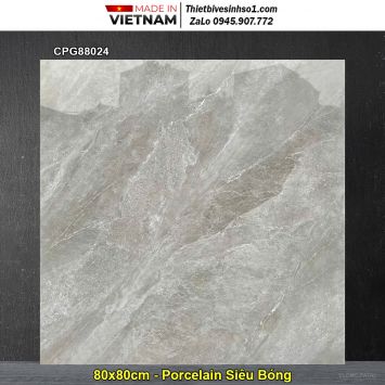 Gạch 80x80 CMC CPG88024 Vân Nâu Xám